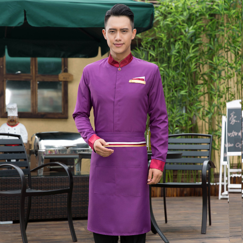 酒店工作服秋冬 西餐廳服