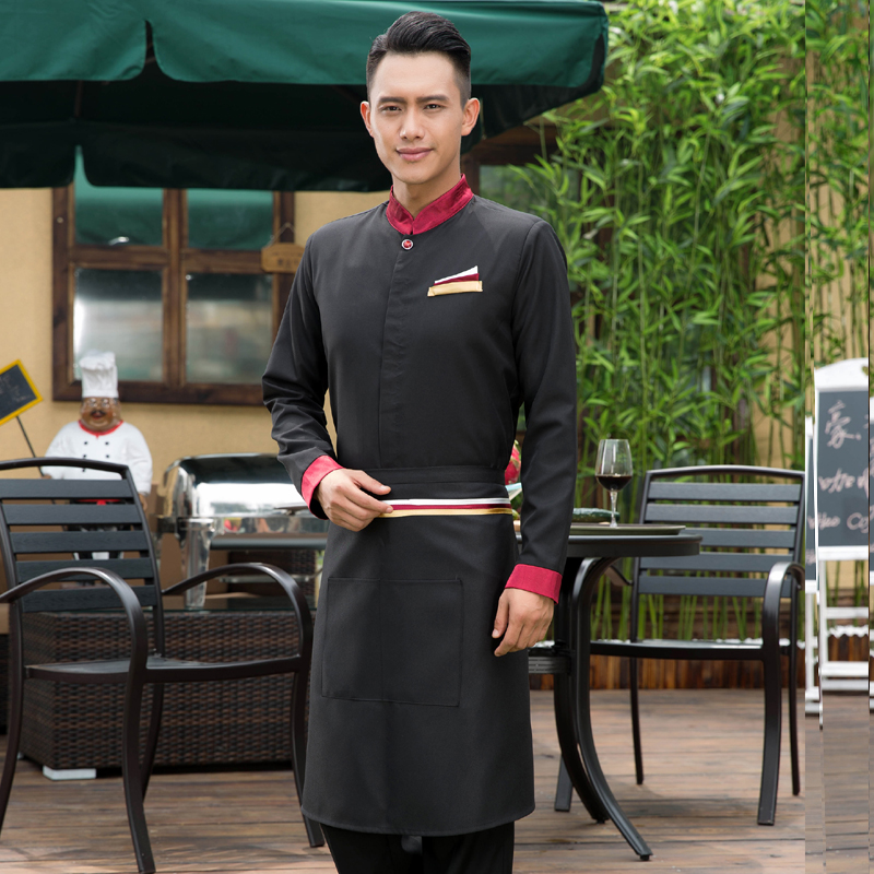 酒店工作服秋冬 西餐廳服