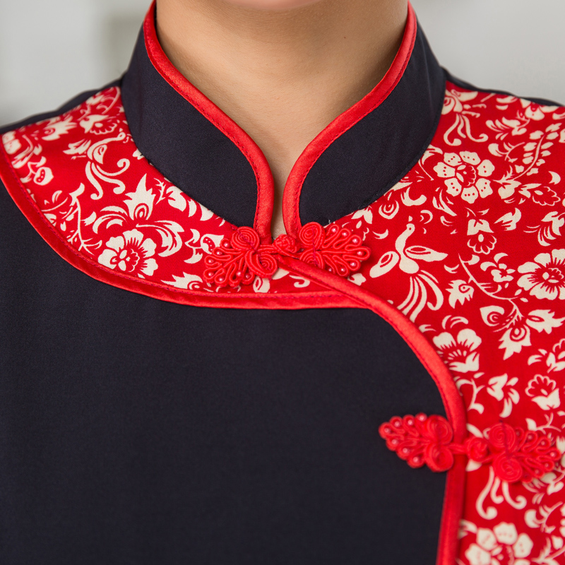 酒店工作服秋冬裝服務(wù)員制服