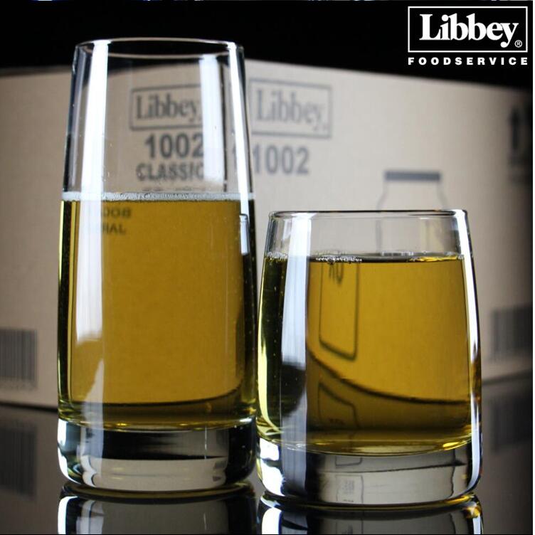 利比圓形收口厚底玻璃杯