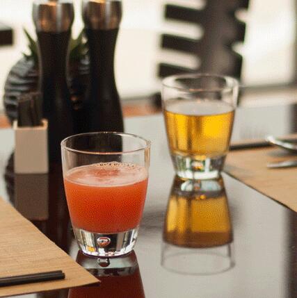 彩色耐熱水杯玻璃杯