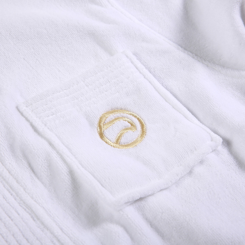 五星級(jí)和服領(lǐng)割絨浴袍