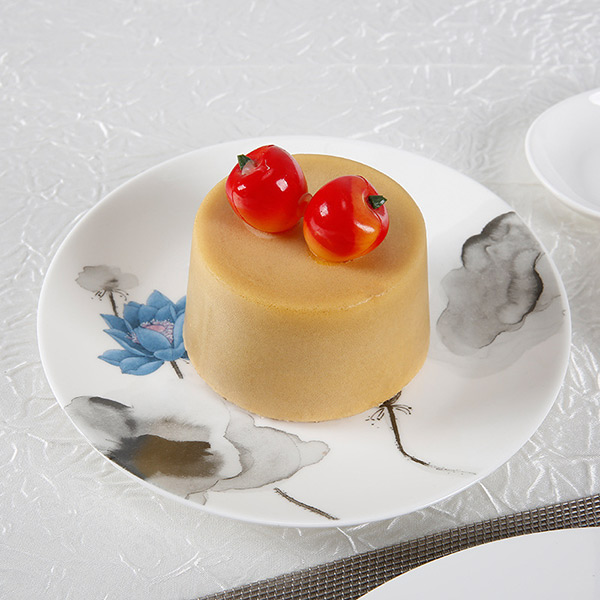 藍(lán)蓮花骨瓷擺臺(tái)餐具
