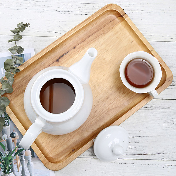 英式白釉茶壺