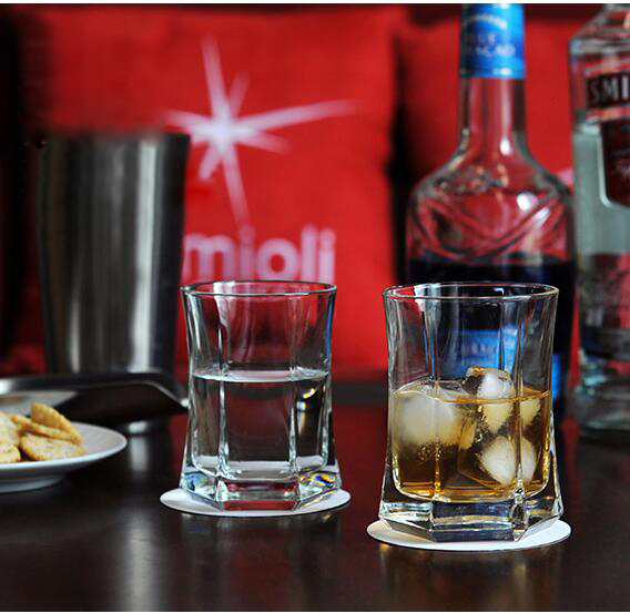 無(wú)鉛透明六角玻璃杯