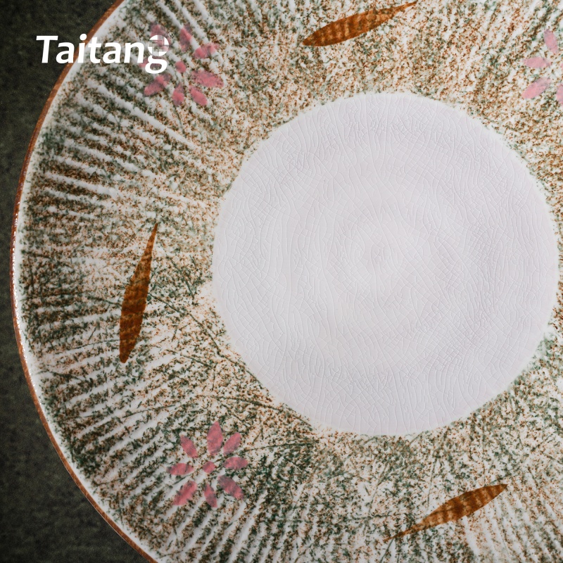 精致彩色釉面陶瓷淺盤(pán)